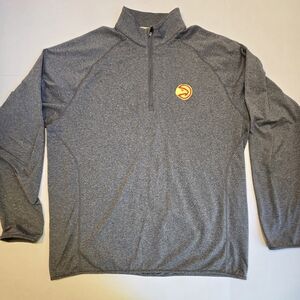 Atlanta Hawks mens half zip lightweight shirt